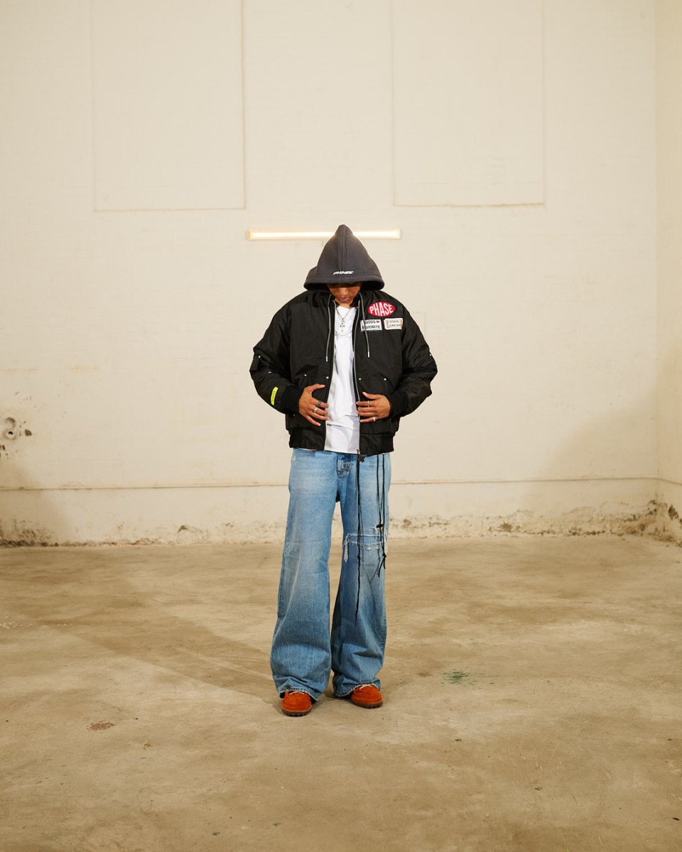 PHASE Hooded Bomber Jacket - PHASE