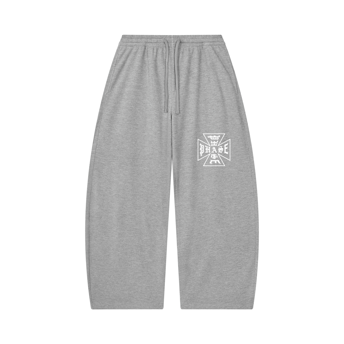 'Cross Logo' Waffle Sweatpants