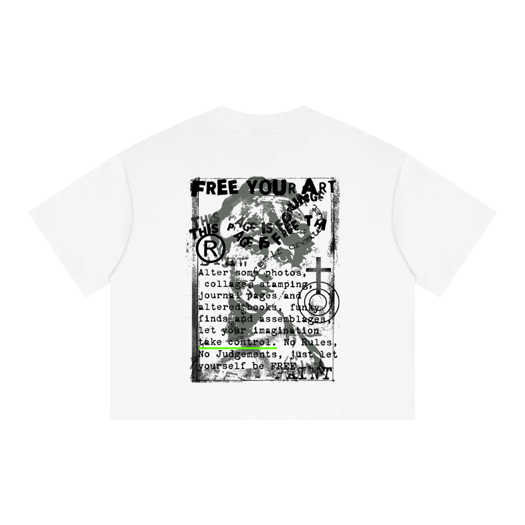 Free Your Art Cropped Tee