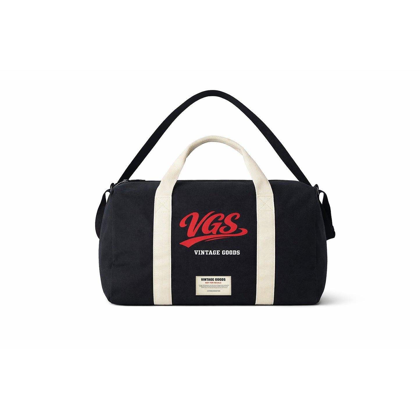 ‘Vintage Goods’ Mini Duffle Bag