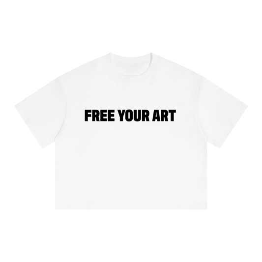 Free Your Art Cropped Tee