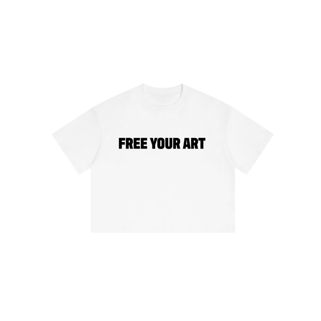 Free Your Art Cropped Tee