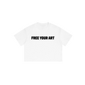Free Your Art Cropped Tee