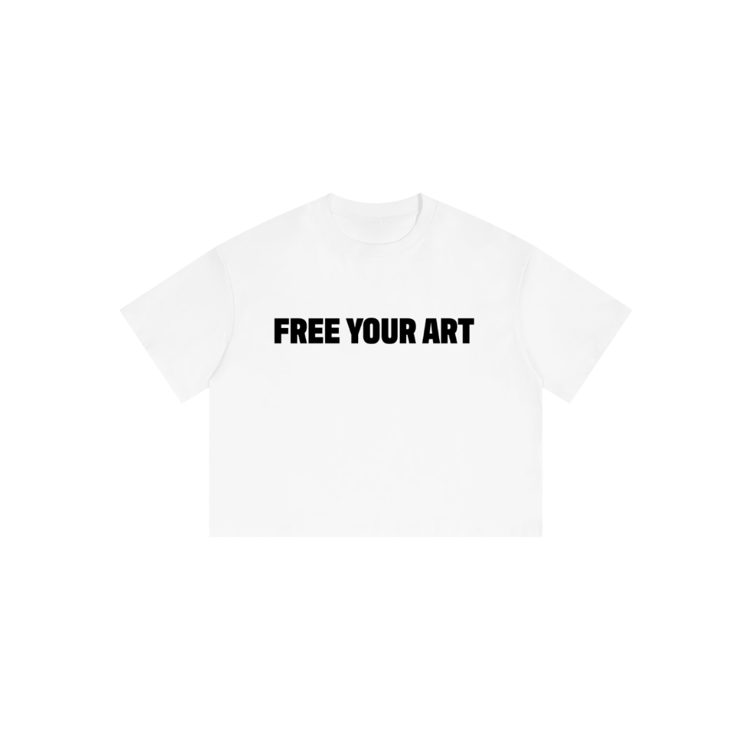 Free Your Art Cropped Tee