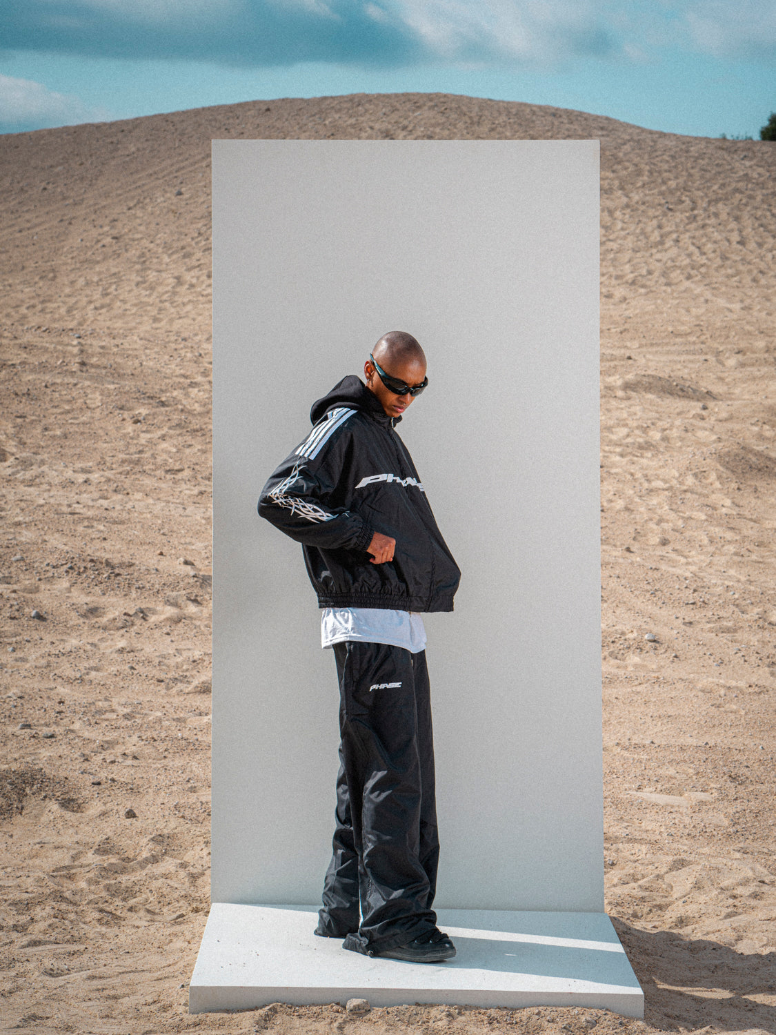 Nylon Track Jacket