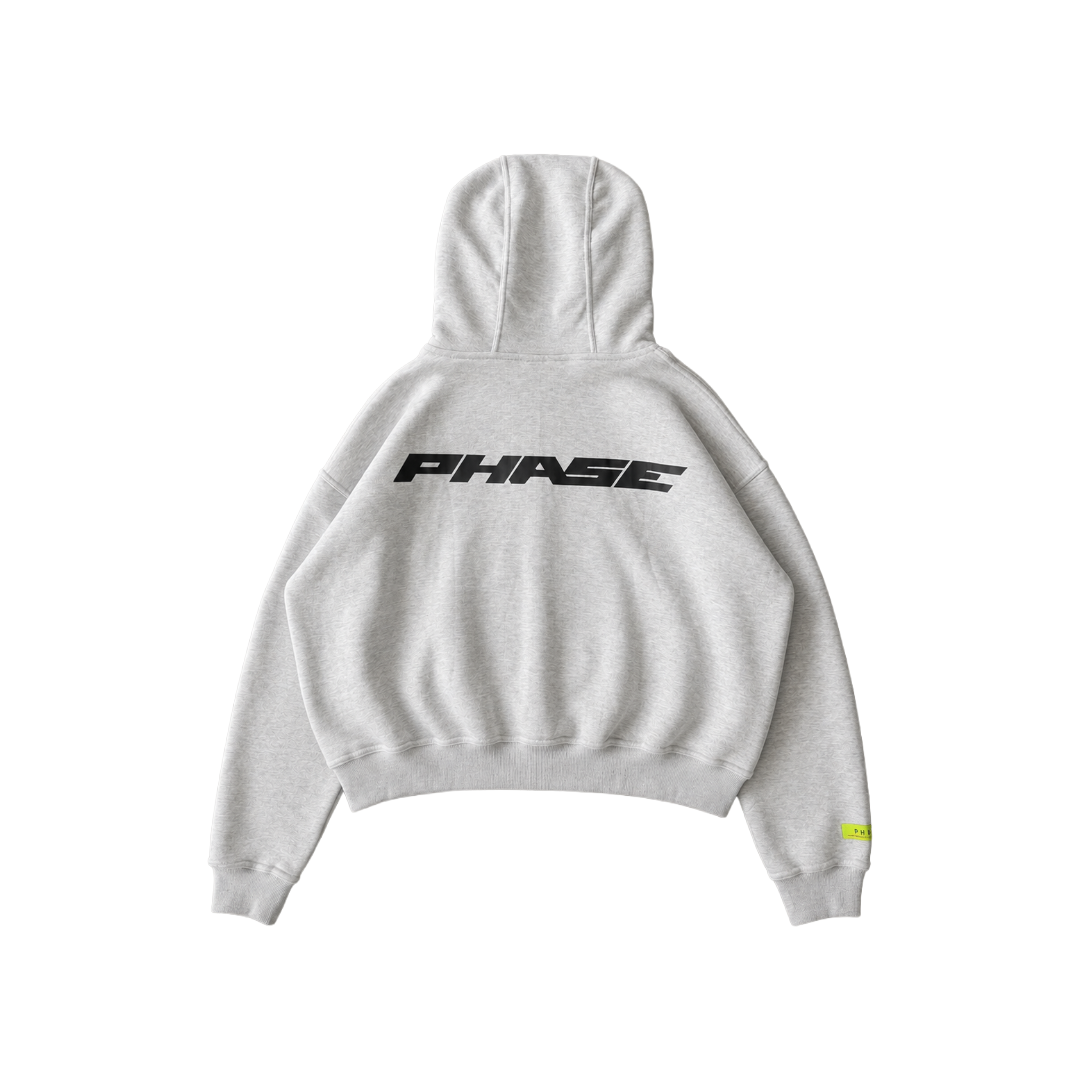 ‘Logo’ Zip Up Hoodie