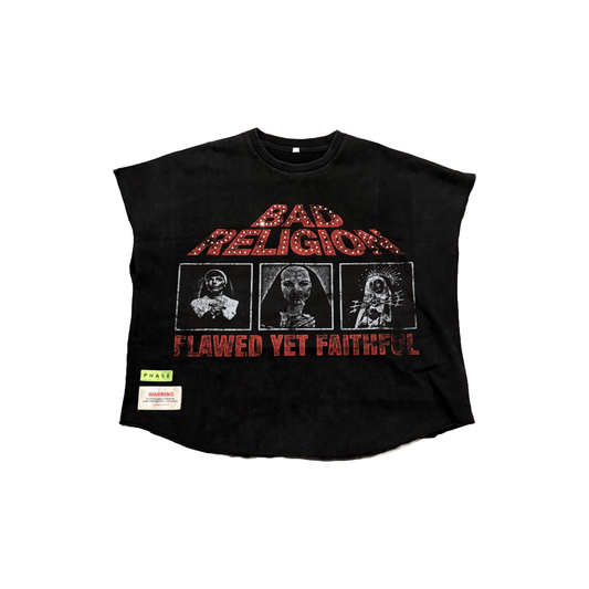 ‘BAD RELIGION’ CUT OFF TEE - PHASE
