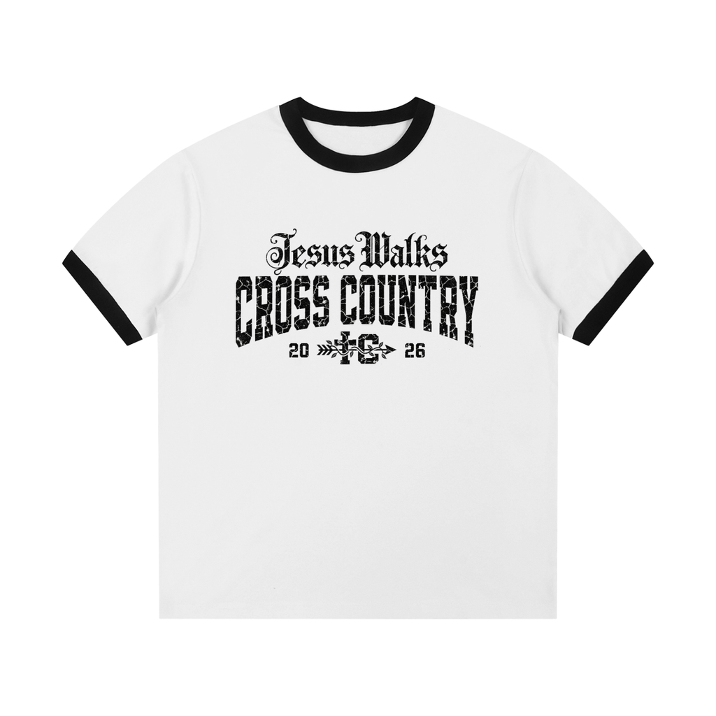 'Jesus Walks' Ringer Tee