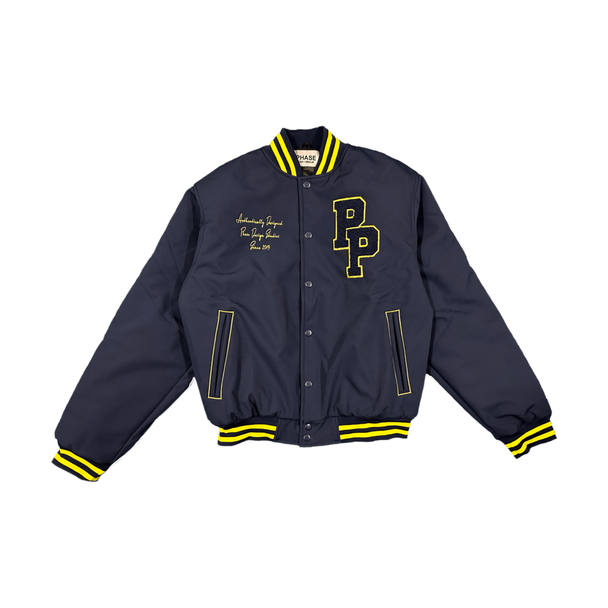 Nylon sales varsity jacket